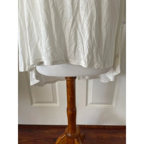 Free People Beach Womens Blouse Top cover Up Sz S Ruffle Summer Travel Fun Modal - Picture 3 of 10